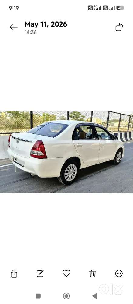 Toyota Etios Vx 2016 Diesel New Connection As Showroom