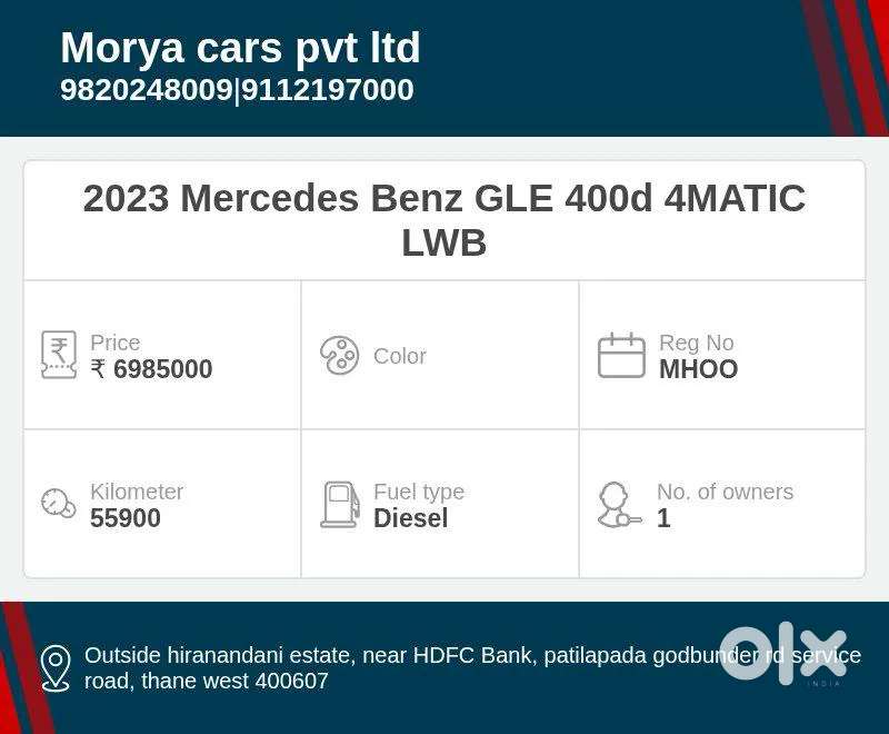 Mercedes-benz Gle, 2023, Diesel