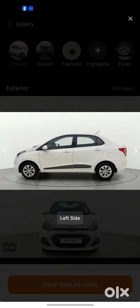 Hyundai Xcent 2015 Petrol 77400 Km Driven
