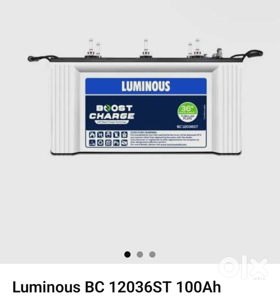 1 year old Luminous inverter battery is ready to sale