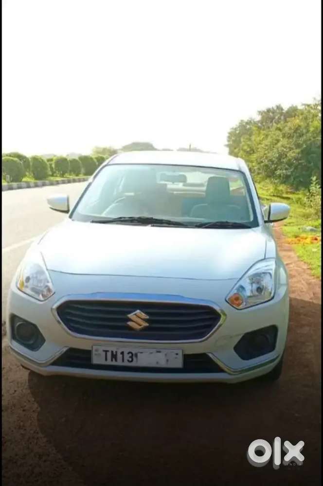 Dzire Pearl White Bs6 Less Kms Original Condition