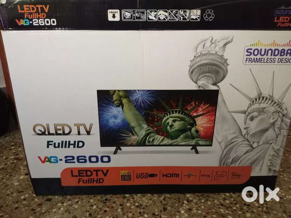 VT vision new led TV  no single time used it's new tv