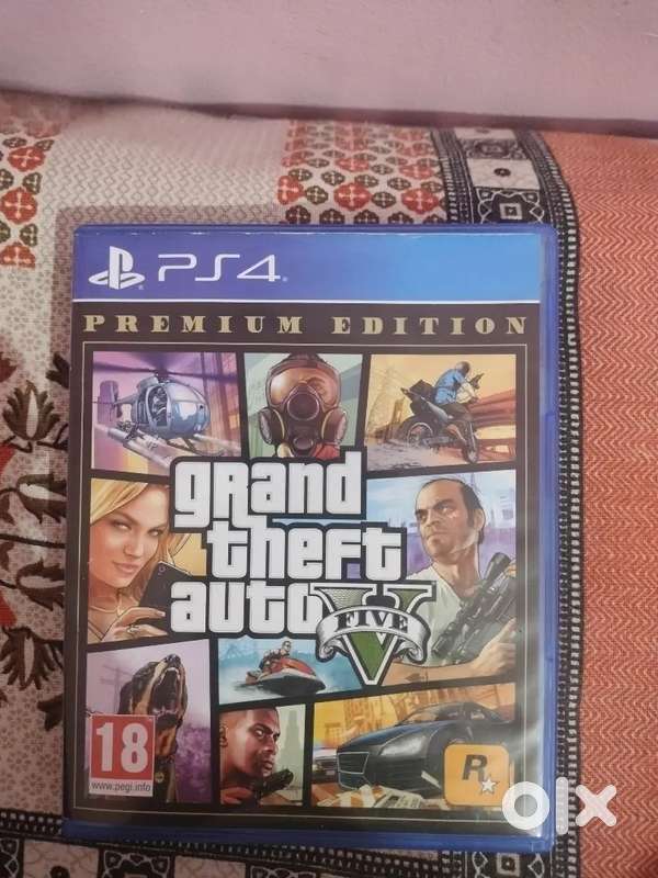 Grand theft auto v premium edition for ps 4,5,pc new condition