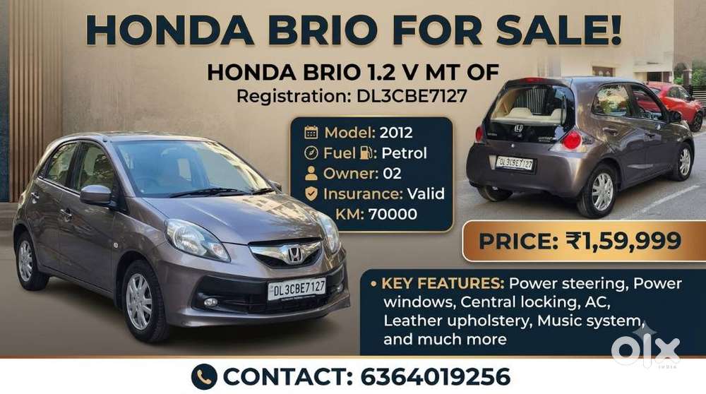 Honda Brio V Mt, 2012