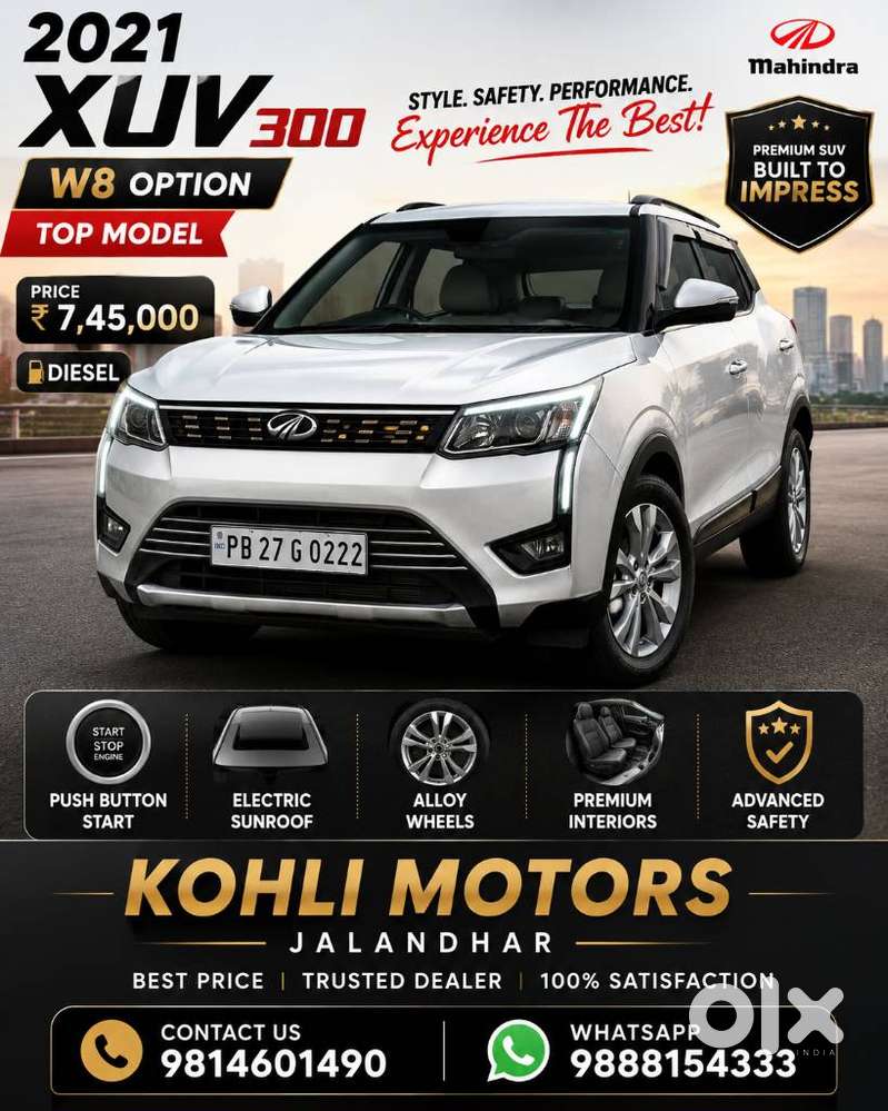 Mahindra Xuv300 W8 Option Diesel, 2021, Diesel