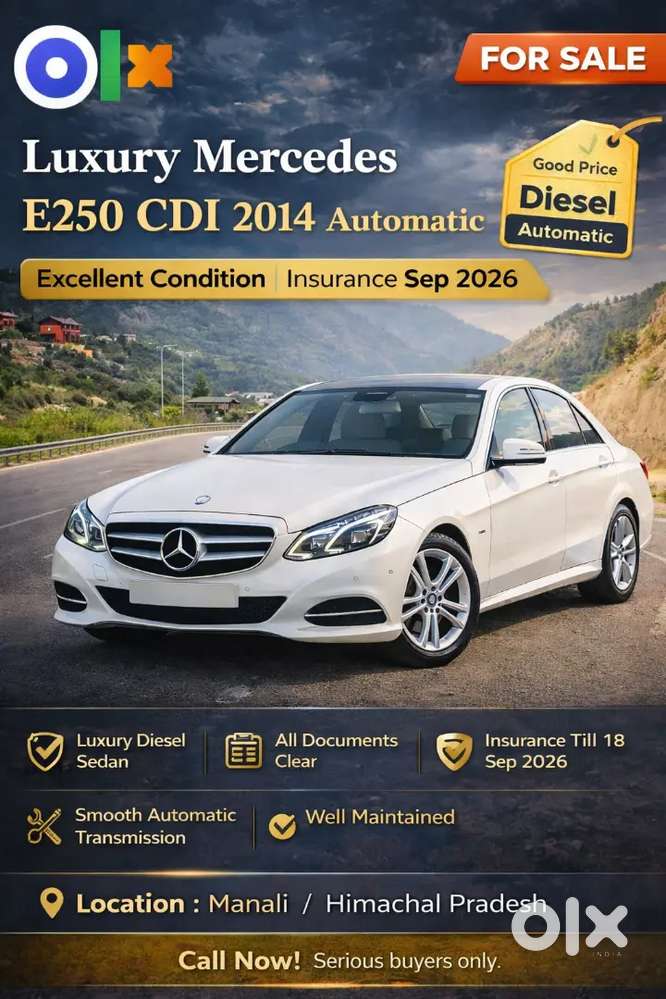 Mercedes Benz E250 Cdi 2014 Automatic 2026  ₹9 Lakh  Wow Condition