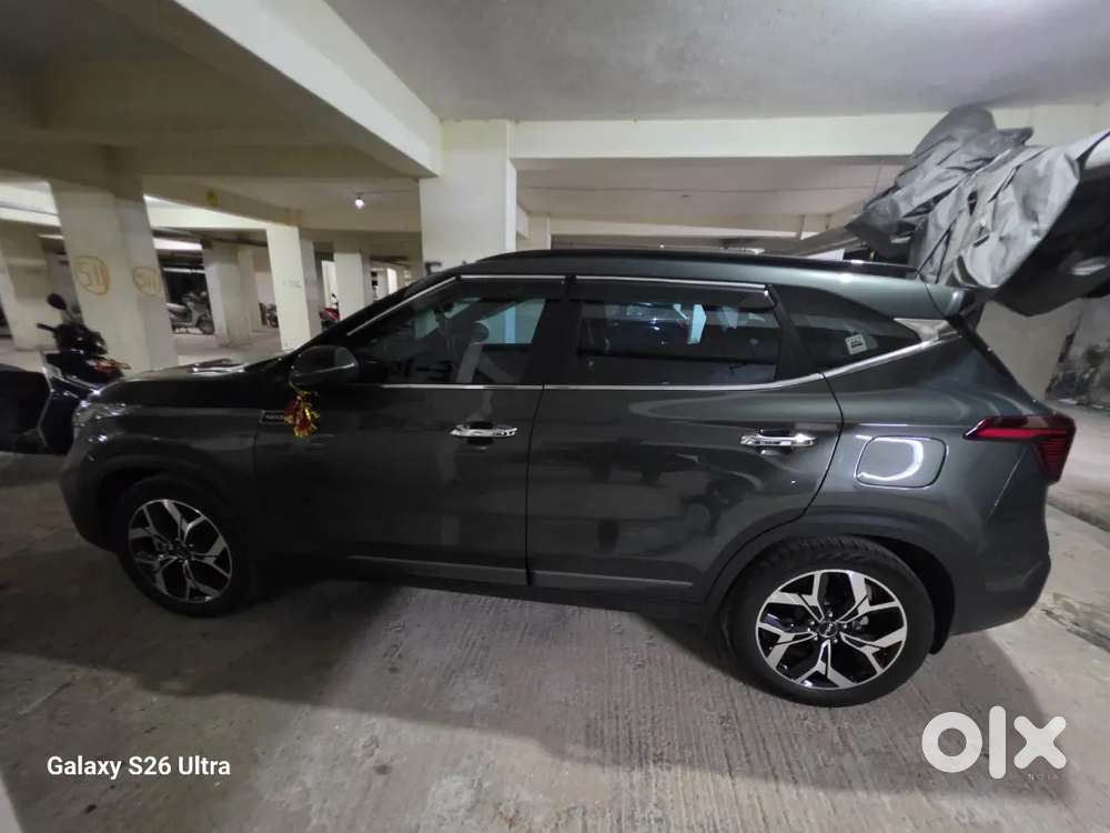 Kia Seltos Pewter Olive 1.5 Turbo Dct Gtx+ 1st Owner