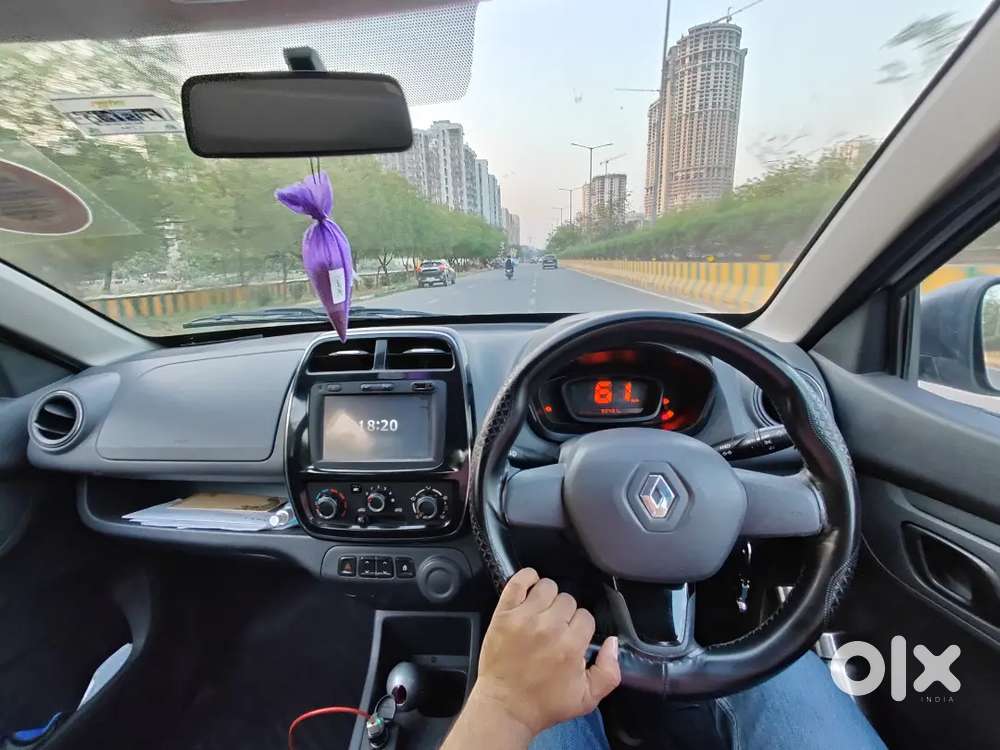 Car Kwid 2016 Rxt 90400 1st Owner Single Hand Driven Cng Fitted 32 Kml