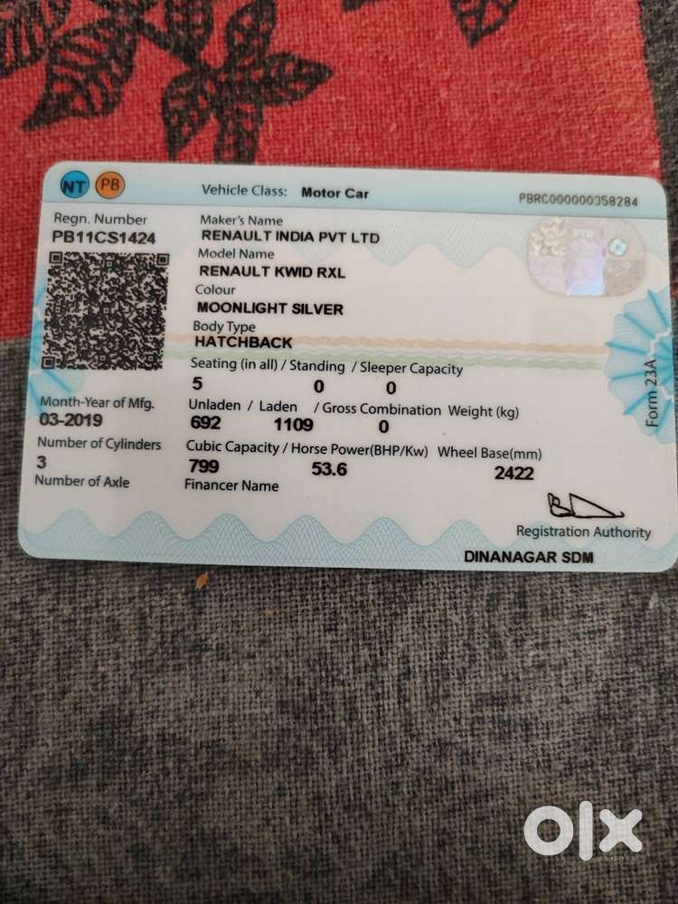 Renault Kwid 2019 Petrol Well Maintained