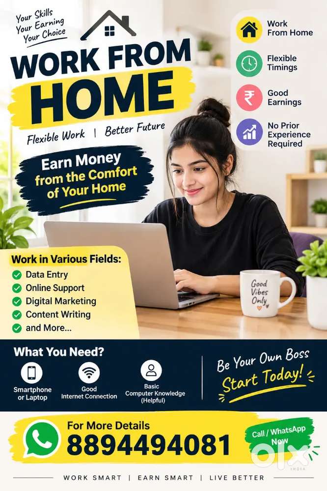 Part time work from home