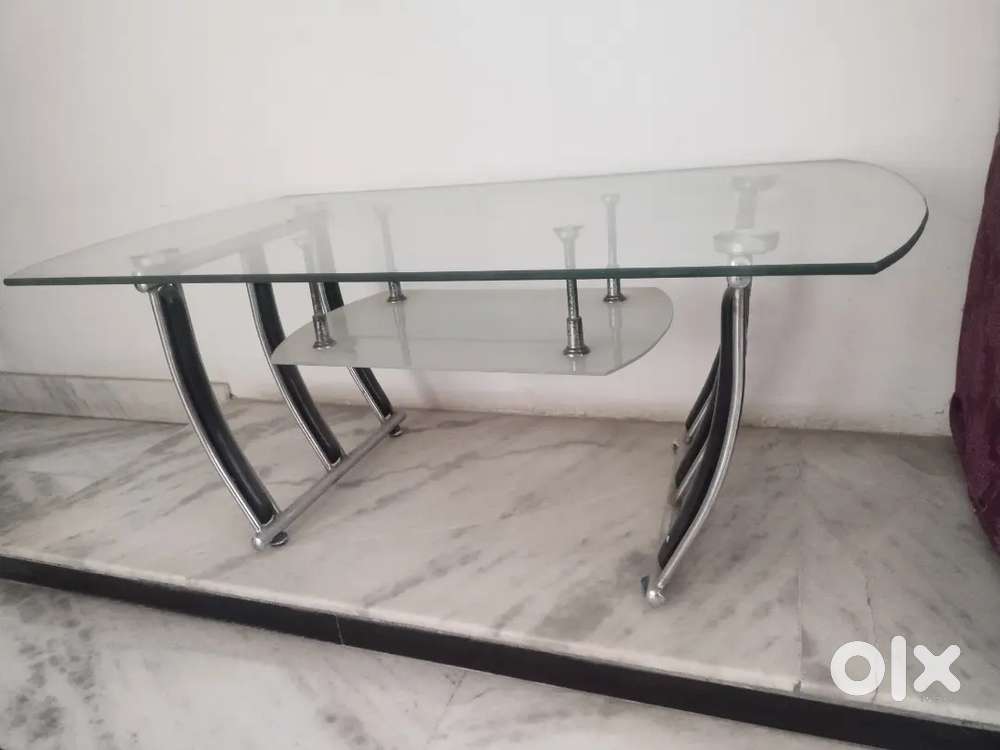 Glass centre table