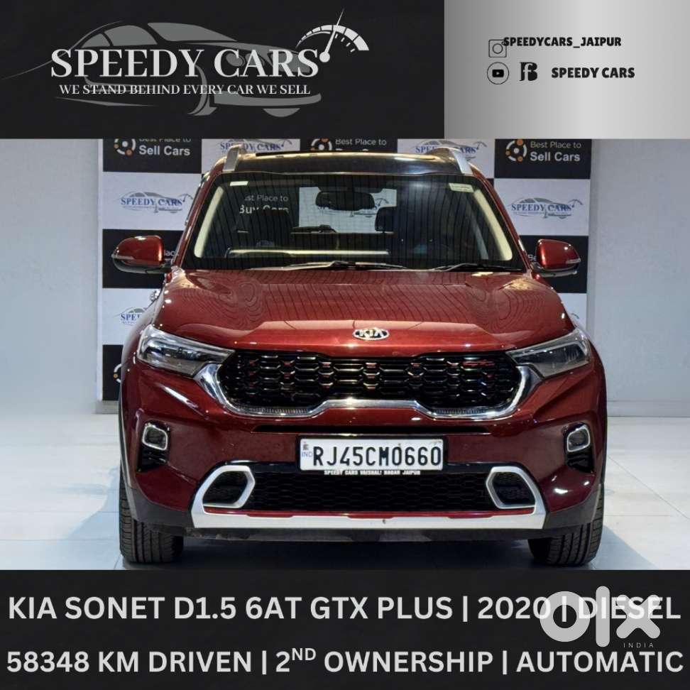Kia Sonet 1.5 Gtx Plus Diesel At Dt, 2020, Diesel