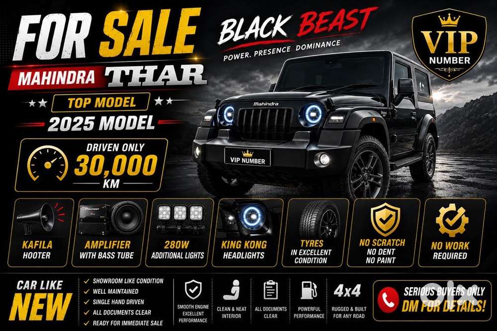 Mahindra Thar Rwd Diesel Car 2025