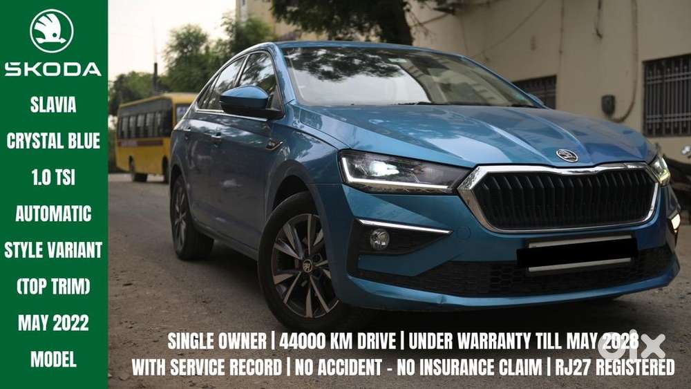 Skoda Slavia 1.0 Tsi At Style Top Model In Excellent Condition