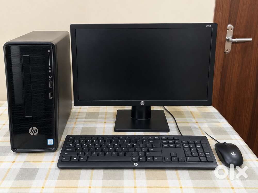 HP Desktop Computer Set &ndash; Monitor, CPU & Keyboard