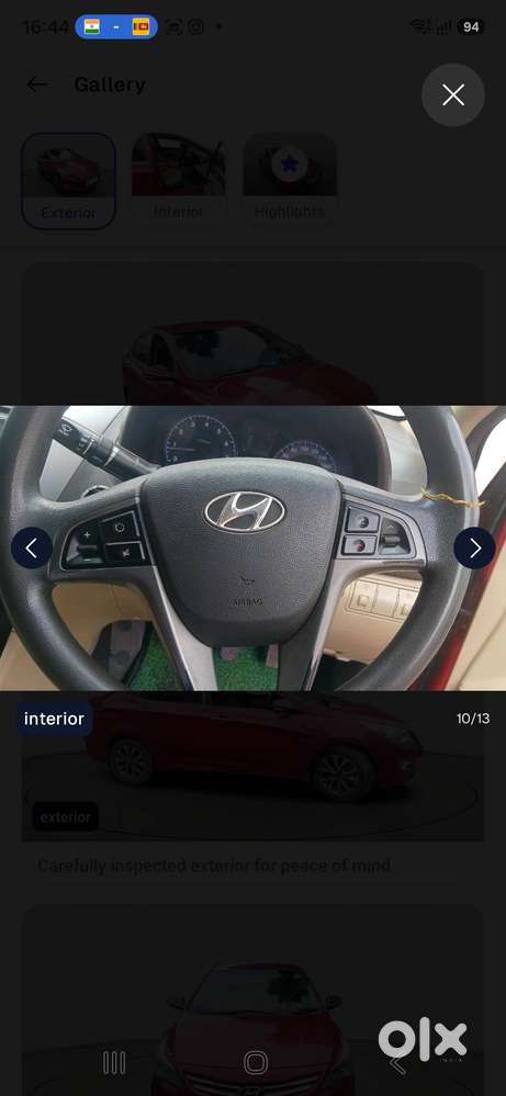 Hyundai Verna 2015 Cng + Petrol