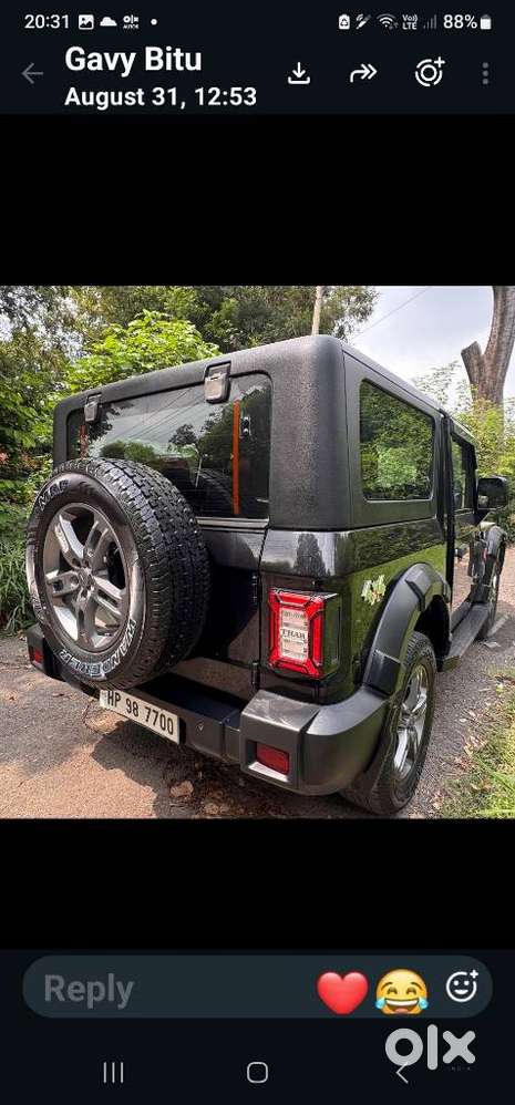 Mahindra Thar Lx D At 4wd Ht, 2021, Diesel