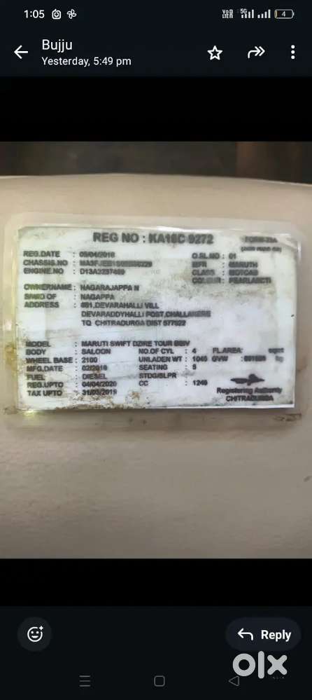 Maruthi Suzuki Tour For Sale