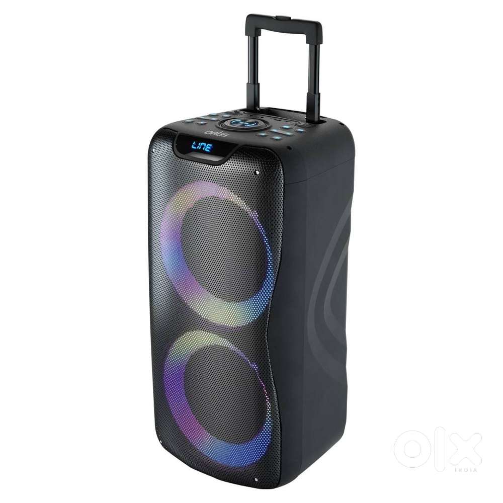 Artis BT600 Wireless Bluetooth Trolley Speaker with 7 Colours LED Ligh
