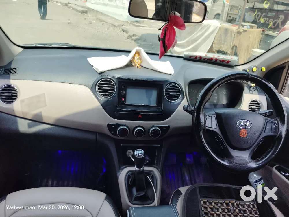 Hyundai Xcent 2017 Cng & Petrol 140 Km Driven Good Condition