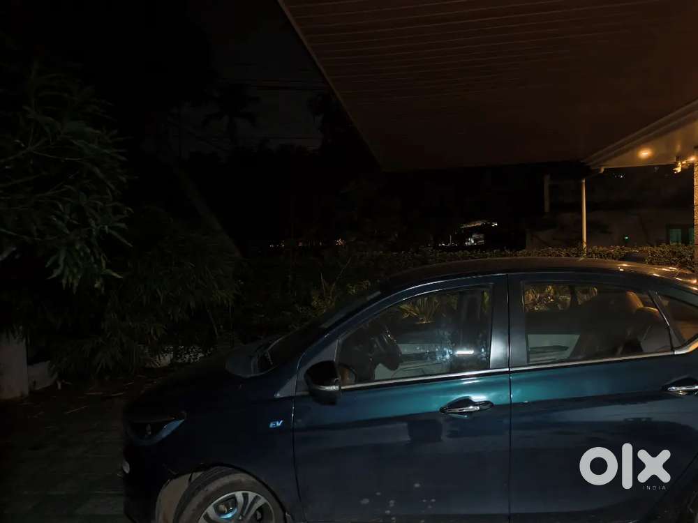 Rare Blue Colored Taxi Tata Tigor Ev 2024 Electric Well Maintained