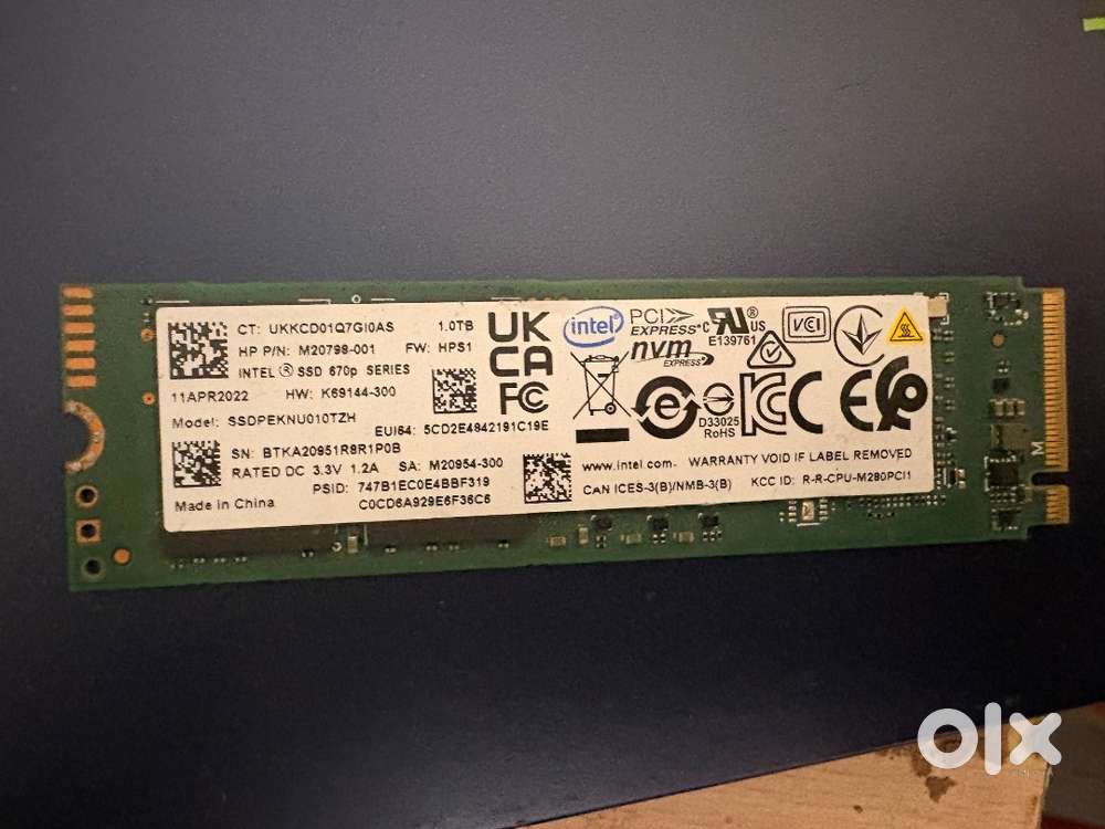 1 TB nvm SSD
