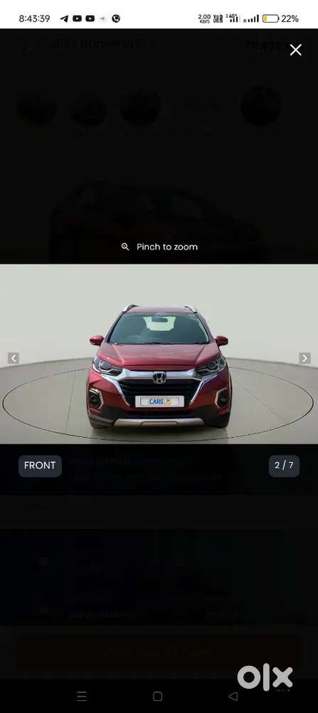 Honda Wr-v 2021 Petrol 45000 Km Driven