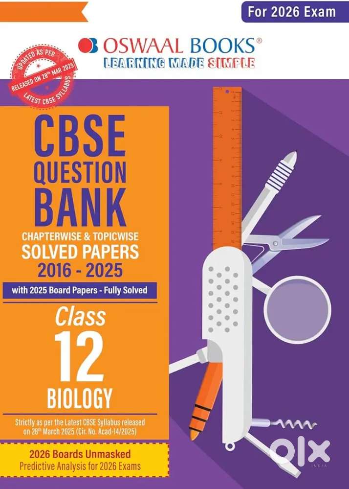 Oswal biology book 2015-2025 latest questions