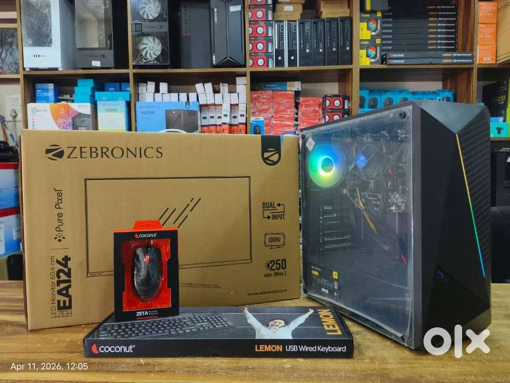 Brand New Core i7 Desktop Full Set 8GB RAM SSD+HDD 24 FHD