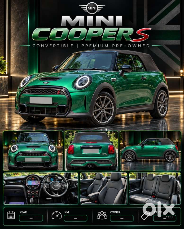 Mini Cooper Convertible S, 2023, Petrol