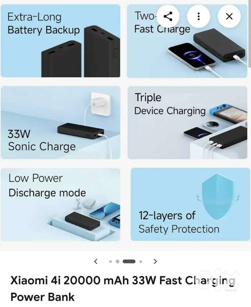 Power bank mi xiomi