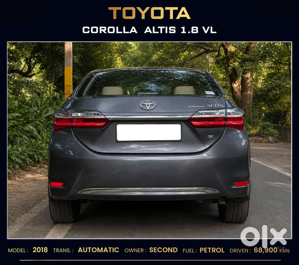 Toyota Corolla Altis Vl, 2018, Petrol