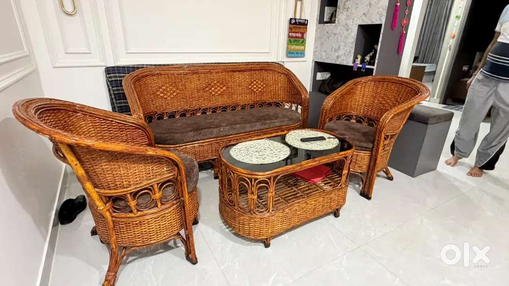 Bamboo  cand sofa set of 5
