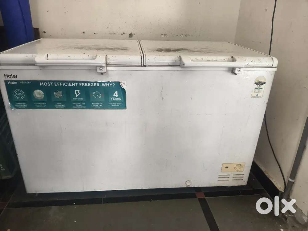 Haier   double door fridjer