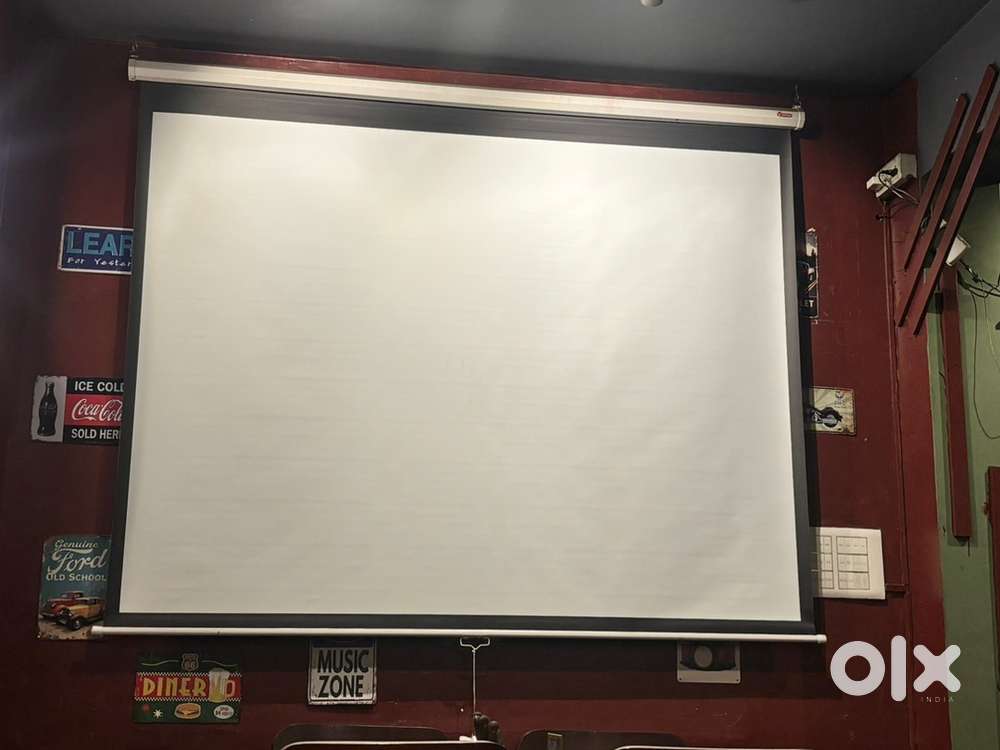 Epson projector and screen for sale