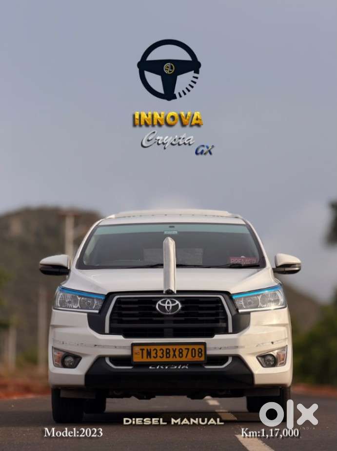 Toyota Innova Crysta [2020-ongoing] 2.4 Gx 8 Str, 2023, Diesel