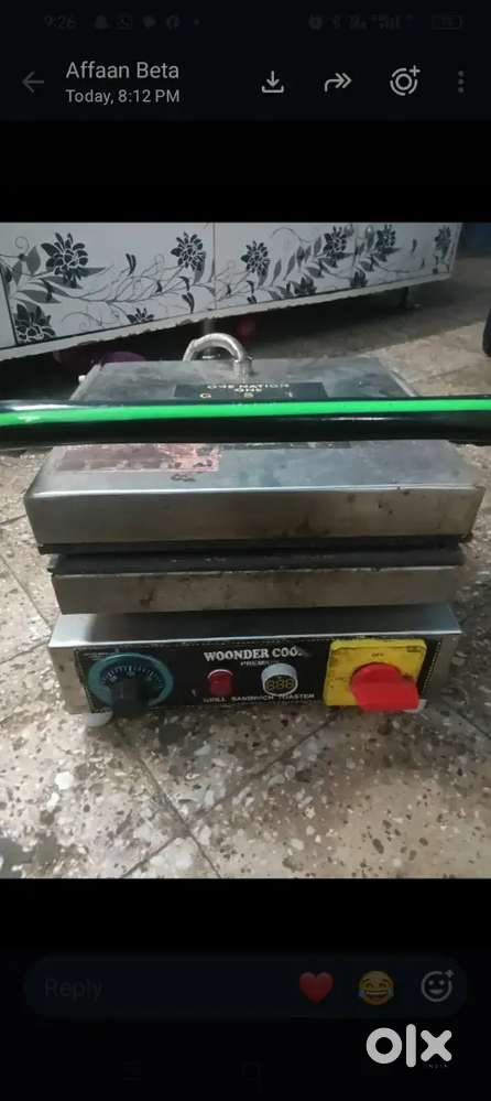 Griller toaster can be negotiable