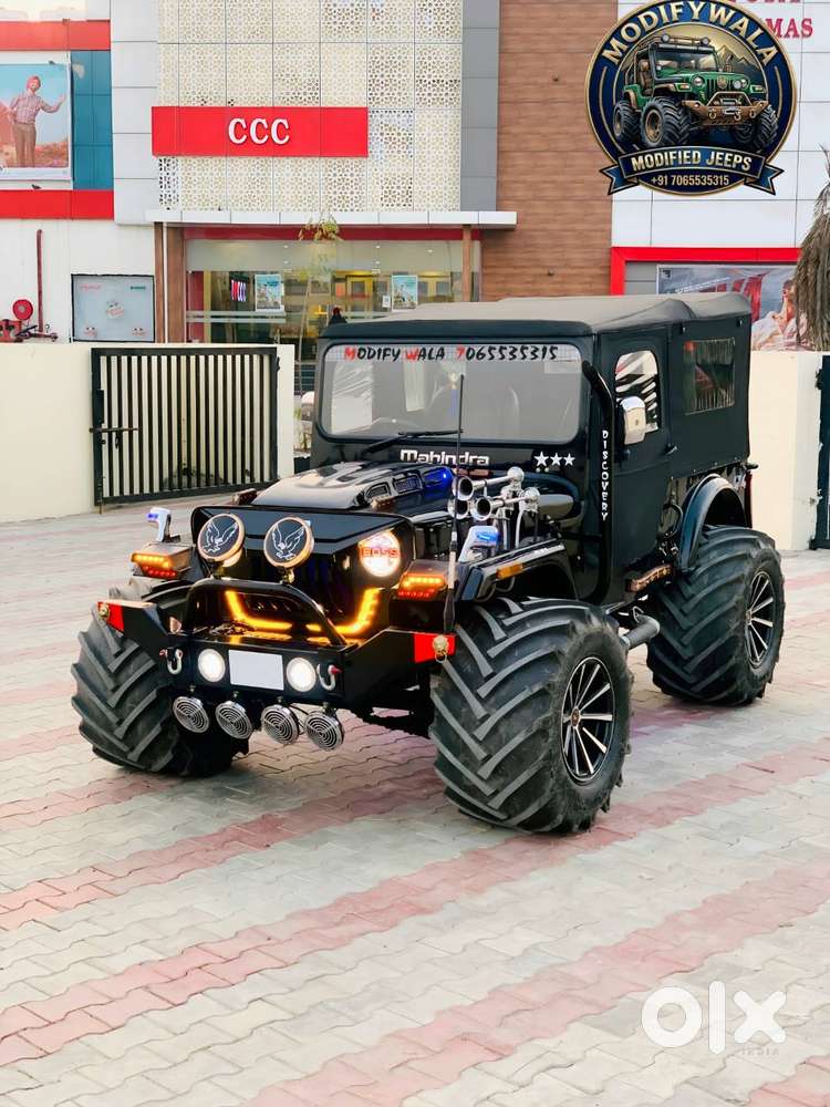 Modified Convertible Jeep Premium Alloy Wheels Open Modified Jeep