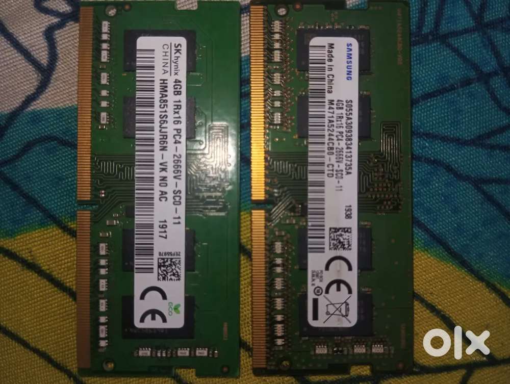 3 Ram stick 4 gb each (ddr4)