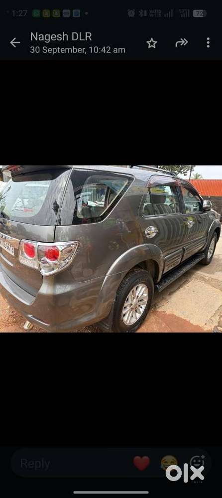 Toyota Fortuner 4x2 Manual, 2012, Diesel