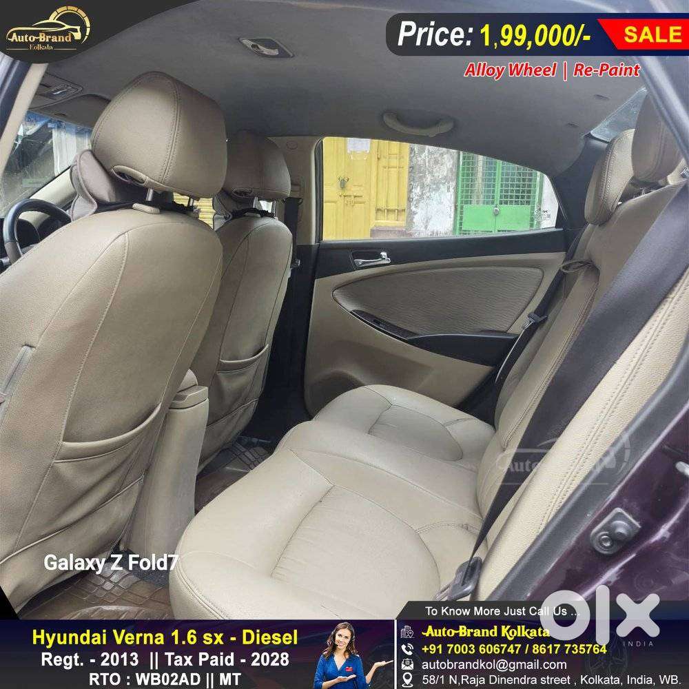 Hyundai Verna Fluidic 1.6 Vtvt Sx, 2013, Diesel