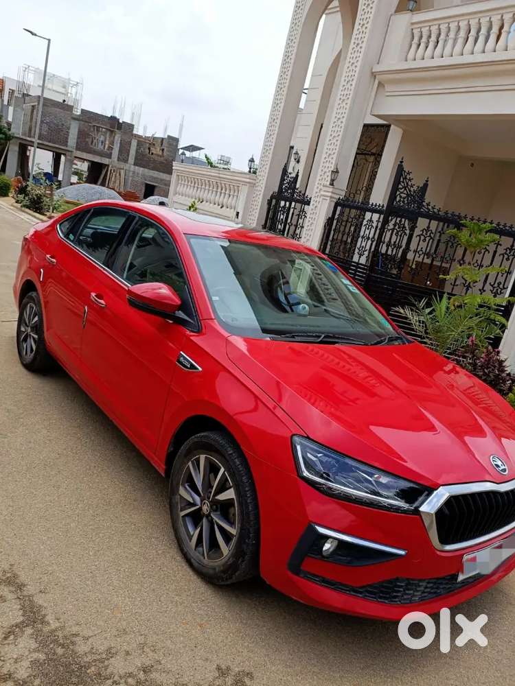 Skoda Slavia 1.0 Tsi Style Mt | Turbo Petrol | 2022 Model | Flash Red