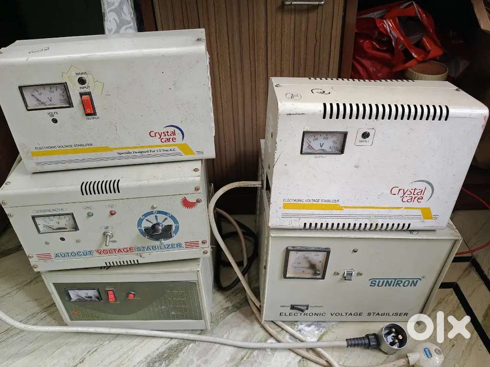 Voltage Stabilizers for different needs.