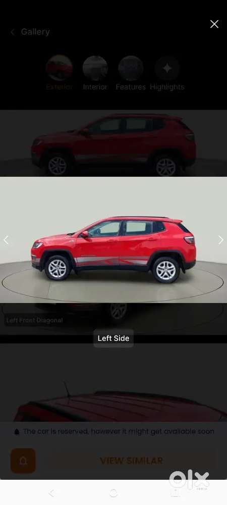 Jeep Compass 2019 Petrol 44000 Km Driven