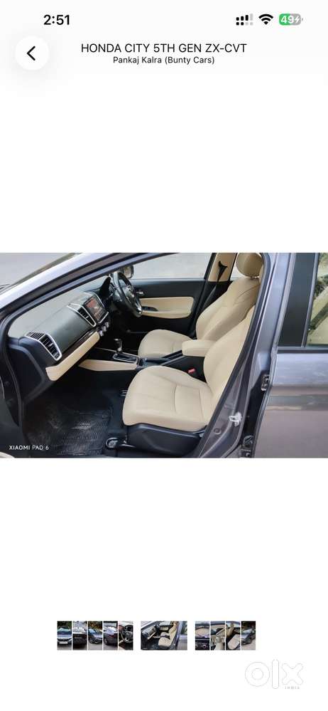 Honda City Zx Petrol Cvt, 2021, Petrol