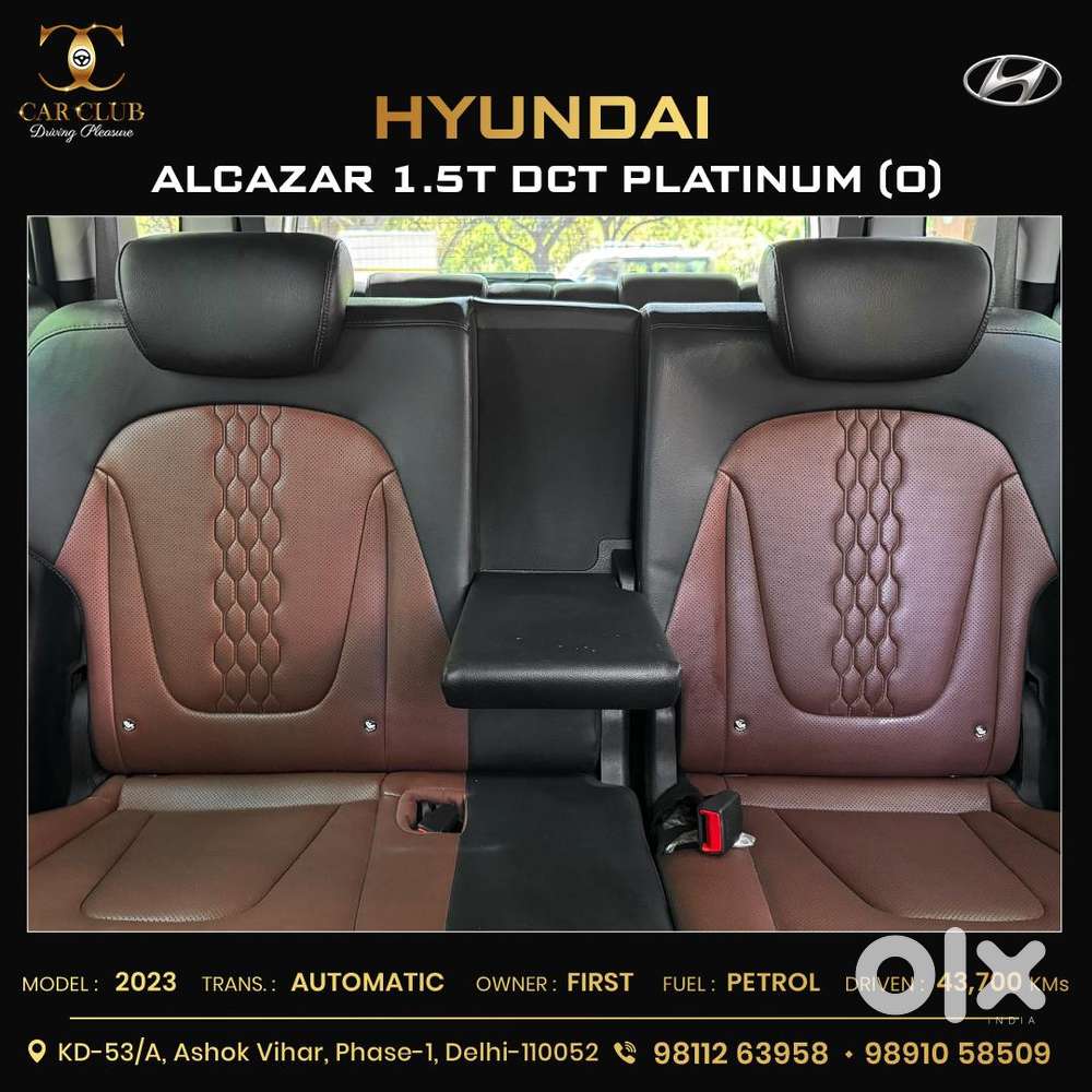 Hyundai Alcazar Platinum (o) 7 Str 1.5 Petrol Dct, 2023, Petrol