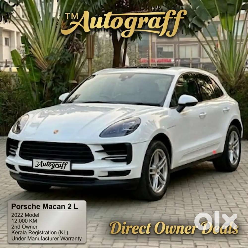 Porsche Macan 2022 Petrol 12000 Km Under Warranty Nri Doctor Car