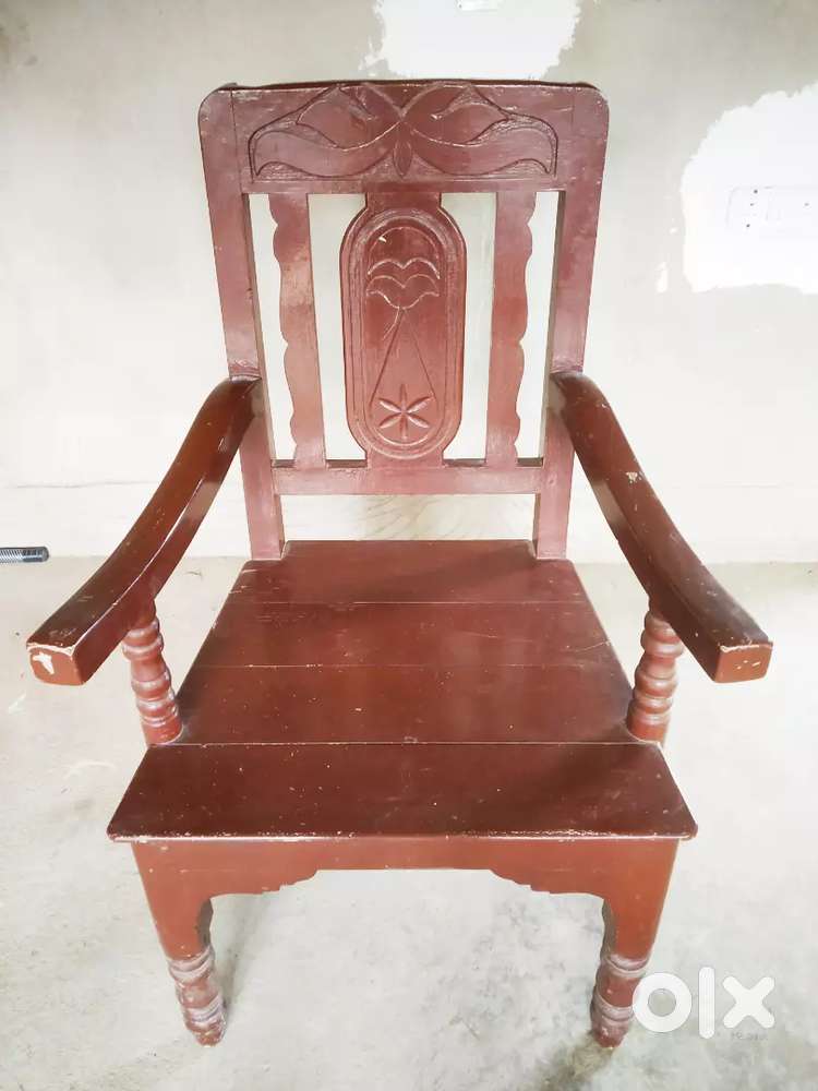 Wooden large chair
