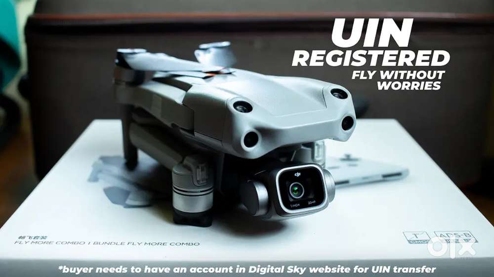 DJI Air 2S Fly More Combo UIN Registered Fully Legal Drone Cameras