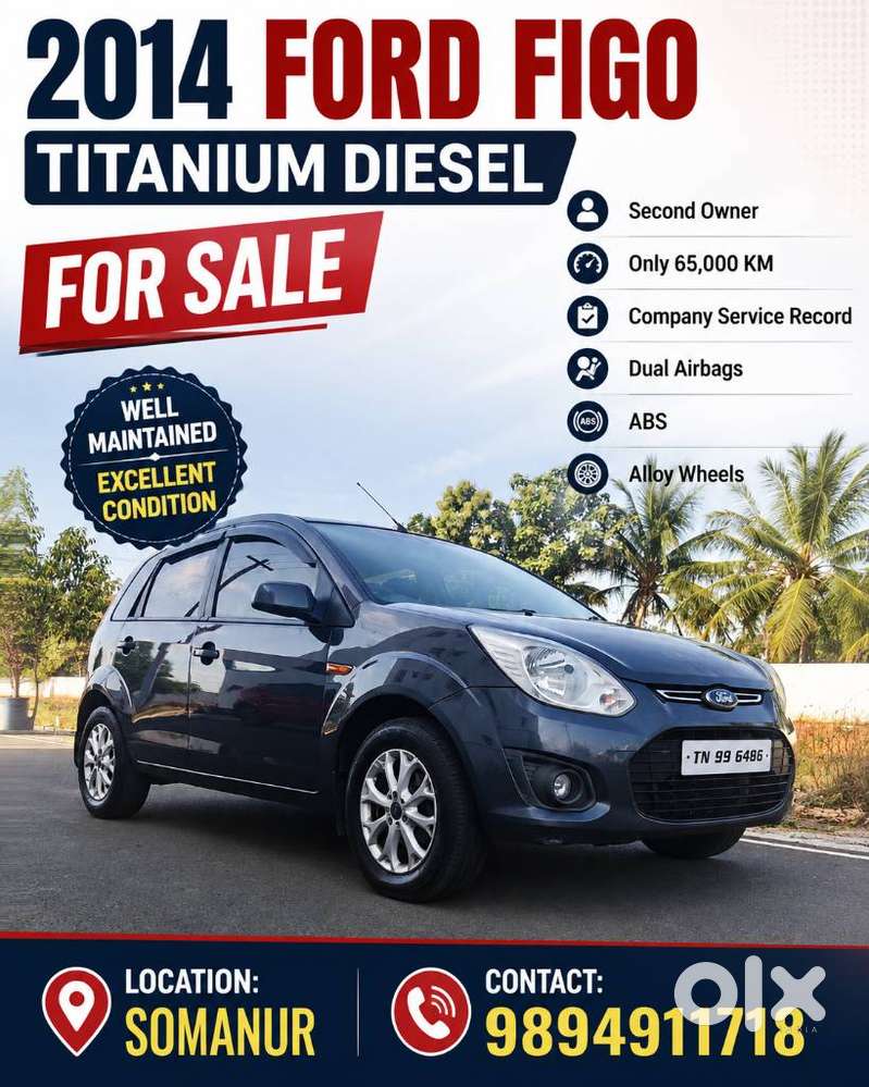 Ford Figo Diesel Titanium, 2014, Diesel